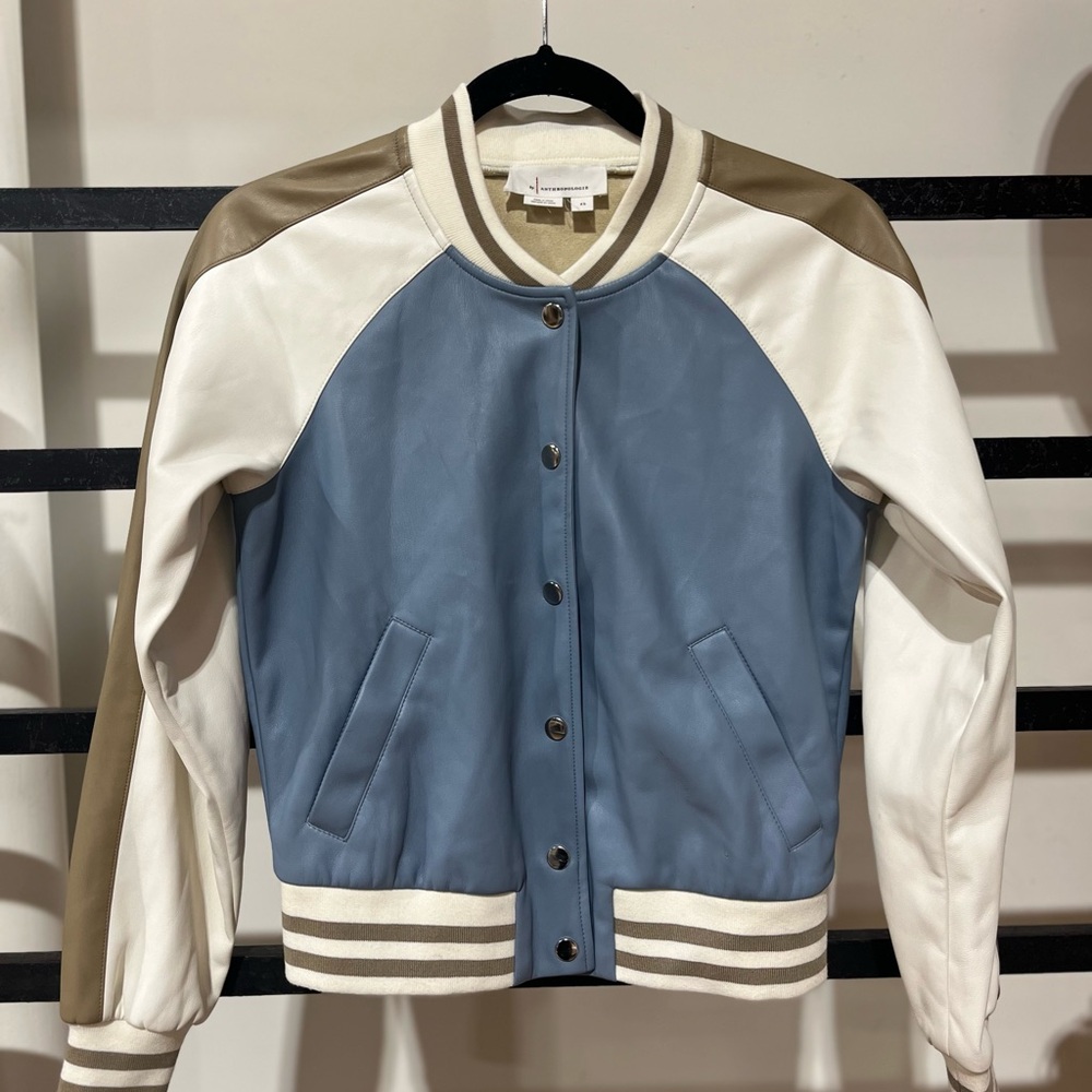 Anthropologie Faux Leather Jacket